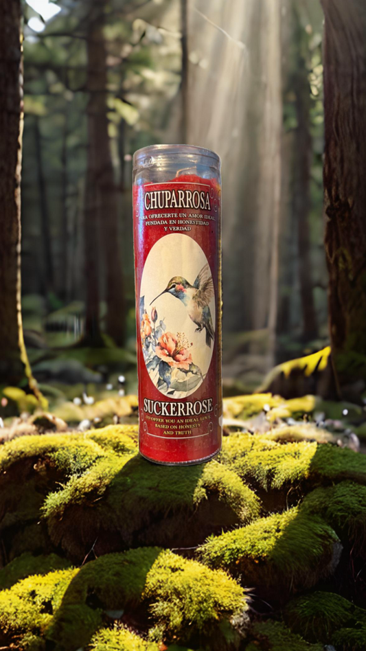 Vela Chupa Rosa – Candle for Ideal Love, Honesty & Truth