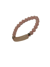 Rose Quartz Pink Bracelet