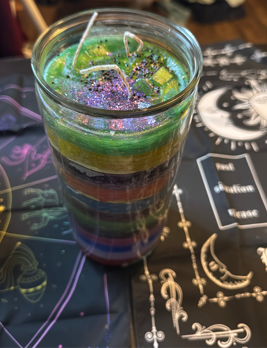 Vela 12 Colors - Abundancia y Nuevos Caminos- Abre Caminos 2025