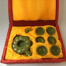 Natural Jade Teapot Tea Set