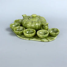 Natural Jade Teapot Tea Set