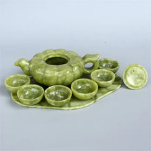 Natural Jade Teapot Tea Set