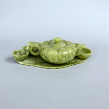 Natural Jade Teapot Tea Set