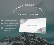 Natural Pain Release Negative Energy IceWave Patches Whole Body Wellness (30 Patches)