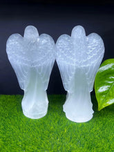 Natural Selenite Guardian Angel Figurine