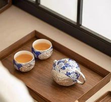 Royal Dragon and Phoenix Tea Pot Set (2 Cups + Tea Pot)