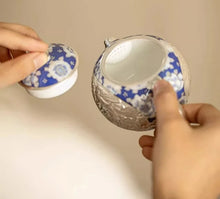 Royal Dragon and Phoenix Tea Pot Set (2 Cups + Tea Pot)