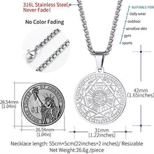 7 Archangels Spiritual Protection Seal Pendant Necklace