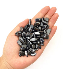 Natural Polished Black Hematite Stone Chips -50g