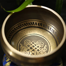 Gold Tibetan Singing Bowl Set