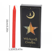 Simple Witchcraft Mixed Color Candles - 12 Pieces