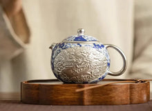 Royal Dragon and Phoenix Tea Pot Set (2 Cups + Tea Pot)