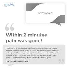 Natural Pain Release Negative Energy IceWave Patches Whole Body Wellness (30 Patches)